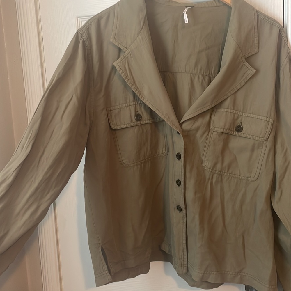 Free People Military Shirt - L - Picture 2 of 6